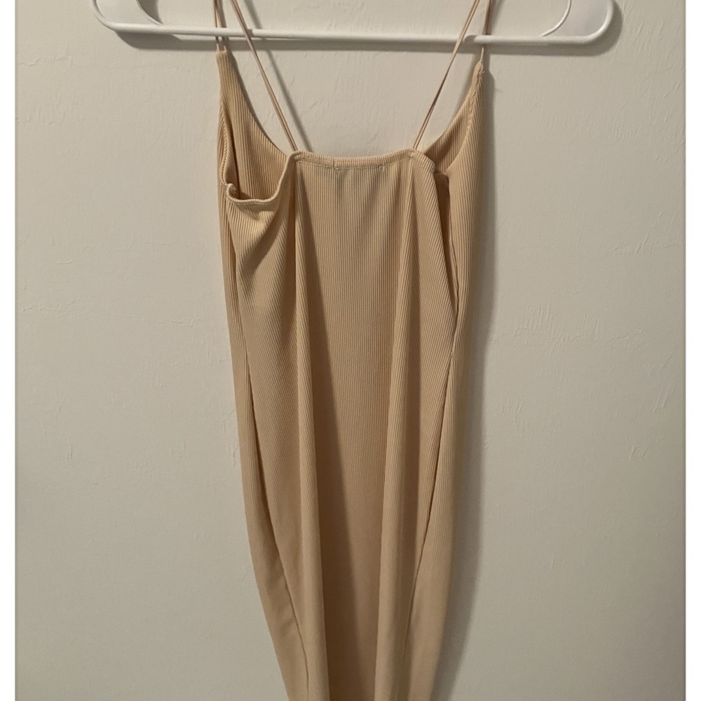 Ribbed Bandage Midi Dress - Picture 2 of 7